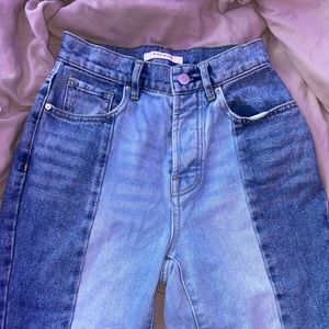 PACSUN high-rise blue jeans